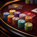 NFT Monkey Poker Chipset - 300/500 Pcs, 10/20 Plaques, Ceramic, 40/45/50mm, 10/14/17g