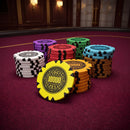 Nashville Poker Chipset - GR, 300/500 Pcs, Clay, 40mm, 14g