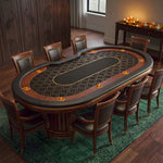 Noir Imperial Poker Table