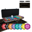 Panther Poker Chipset w/o Denomination - GR, 300/500 Pcs, Clay, 40mm, 14g