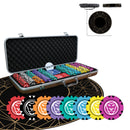 Panther Poker Chipset w/o Denomination - GR, 300/500 Pcs, Clay, 40mm, 14g