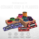 Petaluxe Poker Chipset - 300/500 Pcs, 10/20 Plaques, Ceramic, 40/45/50mm, 10/14/17g