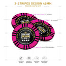 Customisable Casino Poker Chips, 3 Stripes Design, 40mm