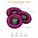 Customisable Casino Poker Chips, Fiery Wave Design, 45mm