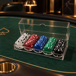 Poker Chip Trays 40mm with Cover Pack of 100
