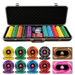 Pokerstars EPT Poker Chipset - 300/500 Pcs, Ceramic, 40/45/50mm, 10/14/17g
