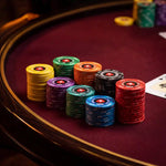 Pokerstars EPT Poker Chipset - 300/500 Pcs, Ceramic, 40/45/50mm, 10/14/17g