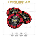 Customisable Casino Poker Chips, 3 Stripes Design, 40mm