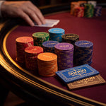 Rosette Poker Chipset - 300/500 Pcs, 10/20 Plaques, Ceramic, 40/45/50mm, 10/14/17g