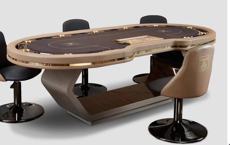Italian Jade Poker Table