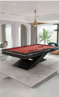 Cheveron Pool Table