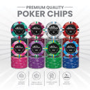 Skyline Cash Poker Chipset - 300/500 Pcs, Ceramic, 40/45/50mm, 10/14/17g