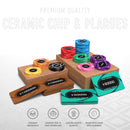The Lodge Poker Chipset - 300/500 Pcs, 10/20 Plaques, Ceramic, 40/45/50mm, 10/14/17g