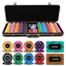 The Lodge Poker Chipset - 300/500 Pcs, 10/20 Plaques, Ceramic, 40/45/50mm, 10/14/17g