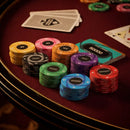 The Lodge Poker Chipset - 300/500 Pcs, 10/20 Plaques, Ceramic, 40/45/50mm, 10/14/17g
