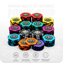 US Presidents Poker Chipset - GR, 300/500 Pcs, Clay, 40mm, 14g