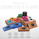 Vixen Poker Chipset - 300/500 Pcs, 10/20 Plaques, Ceramic, 40/45mm, 10/14g