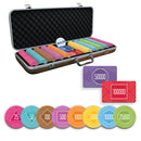 Vortex Poker Chipset - 300/500 Pcs, 10/20 Plaques, Ceramic, 40/45/50mm, 10/14/17g