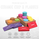 Vortex Poker Chipset - 300/500 Pcs, 10/20 Plaques, Ceramic, 40/45/50mm, 10/14/17g