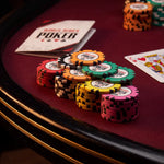 WSOP Series Poker Chipset - GR, 300/500 Pcs, Clay, 40mm, 14g