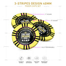 Customisable Casino Poker Chips, 3 Stripes Design, 40mm