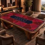Abstract Poker Mat - Rectangle, 5x2.6ft