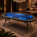Center Folding Poker Table