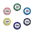 Las Vegas Poker Chipset - 300/500 Pcs, Ceramic, 40/45/50mm, 10/14/17g