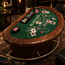 Leo Printed Blackjack Table