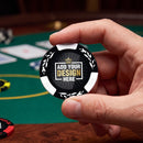 Customisable Casino Poker Chips, Monte Carlo Design, 40mm