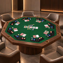 Folding Poker Table Top - Octagonal, 4x4ft