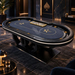 Swirl Rings Poker Table