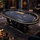 Swirl Rings Poker Table