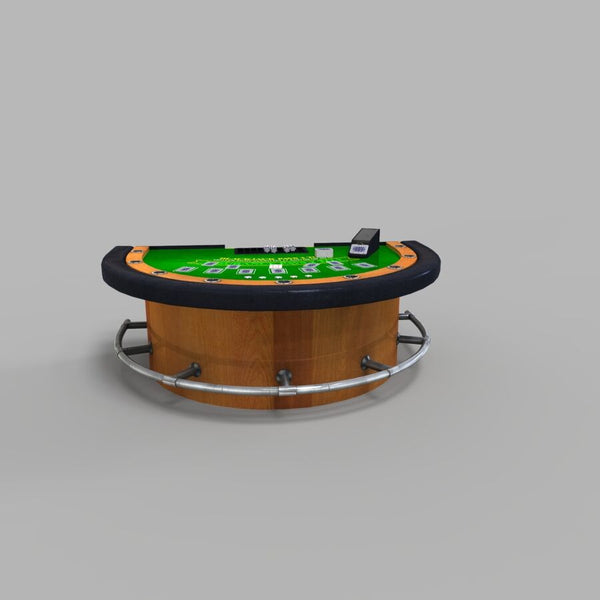 All In Blackjack Table- Casino Quality, Wooden