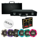 Bank Casino Poker Chipset - TS, 300/500 Pcs, Clay, 40mm, 14g