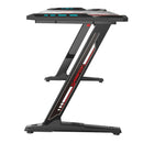 Eureka Ergonomic Gaming Table- Z Shaped, 60 Inches, RGB Lights