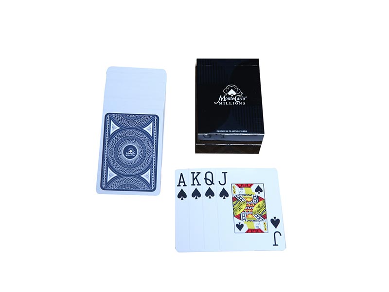 Monte Carlo Millions 100% Plastic Playing cards Pack of 2 - casino-kart