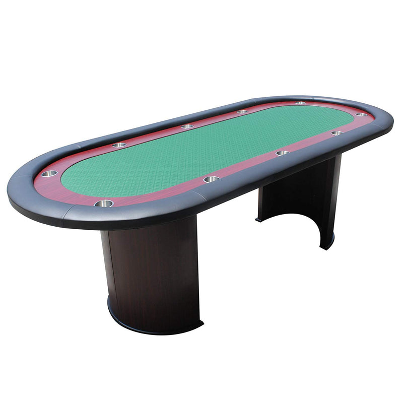 HOME GAME POKER TABLE | BLACK | RED | GREEN - casino-kart