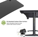 Eureka Ergonomic i-Series Gaming Table- Captain Series, GIP 60", Black