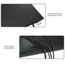 Mr IRONSTONE Gaming Desk - 63 Inches, R Shaped, Black