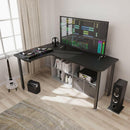 Eureka Ergonomic Gaming Table- 60 Inches, Modern L Shaped, Right