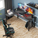 Eureka Ergonomic Gaming Table- 60 Inches, Modern L Shaped, Right