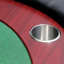 HOME GAME POKER TABLE | BLACK | RED | GREEN - casino-kart