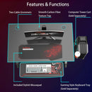 Eureka Ergonomic Gaming Table- 43 Inches, Z Shaped