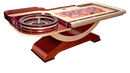 Luxe Series Roulette Table- Casino Quality, Heavy Wood