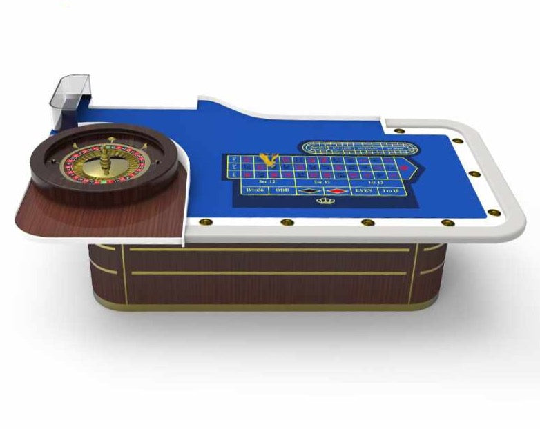 Jumeirah Series Roulette Table- Casino Quality, Heavy Wood