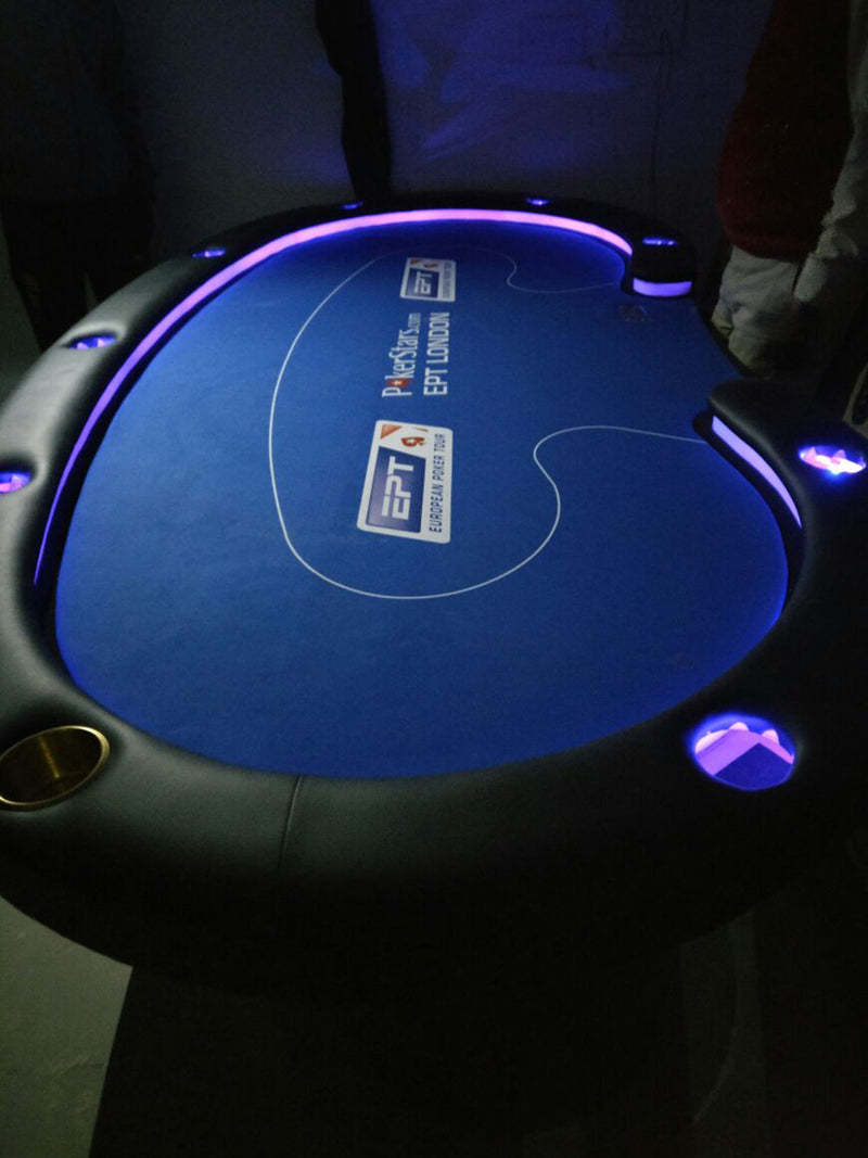 Led and Usb Charging Table - casino-kart