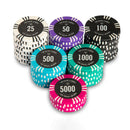 Bank Casino Poker Chipset - TS, 300/500 Pcs, Clay, 40mm, 14g