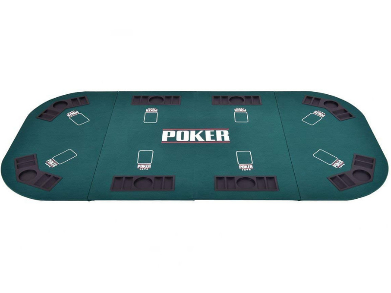 Folding Poker Table Top-Rectangular - casino-kart