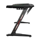 Eureka Ergonomic Gaming Table- Z2, Z Shaped, 50 Inches, RGB LED Light